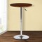 Armen Living Bentley Adjustable Pub Table in Walnut Wood and Chrome finish LCBEPUWA - alternate 4